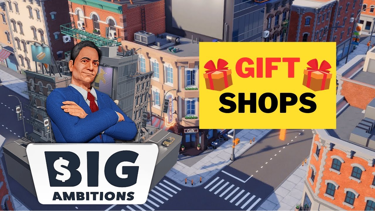 Big Ambitions gift-shop video thumbnail used as contextual article media.